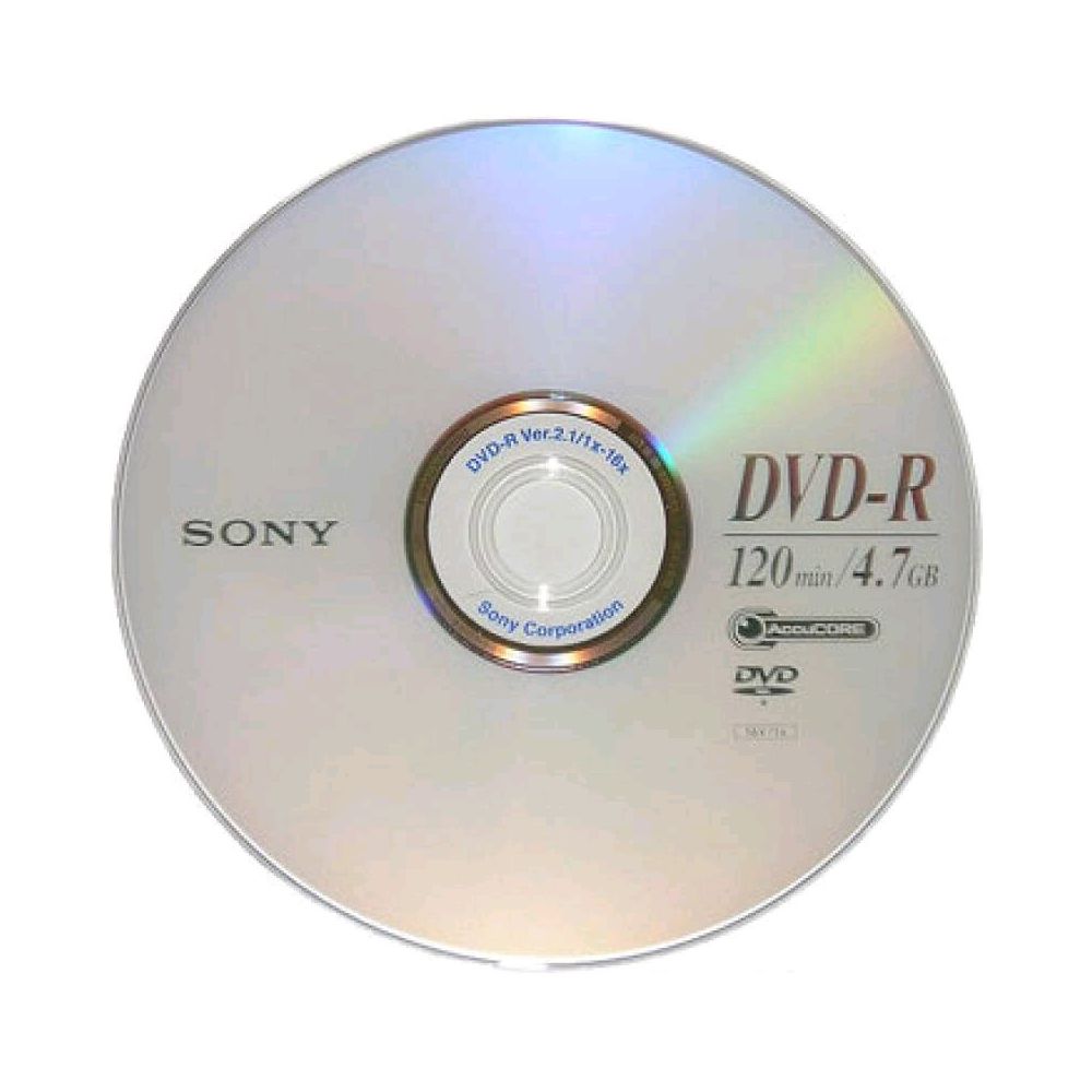 Mídia DVD-R Gravável OEM 120M 4.7GB 16X - Sony : PC Informática